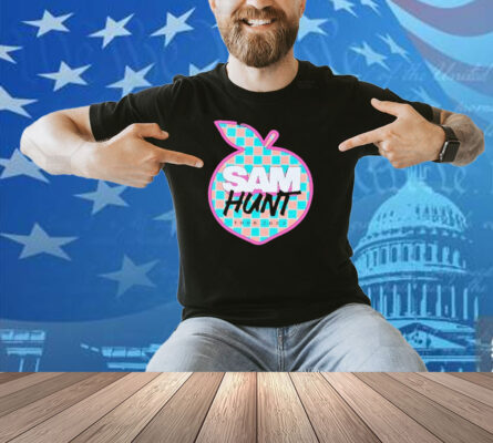 Sam Hunt Checkered Peach Tour 2022 Shirt