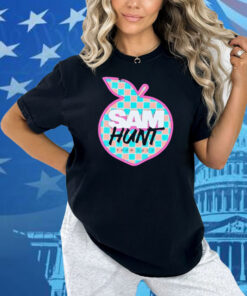 Sam Hunt Checkered Peach Tour 2022 Shirt