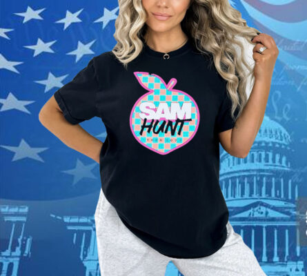 Sam Hunt Checkered Peach Tour 2022 Shirt