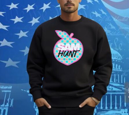 Sam Hunt Checkered Peach Tour 2022 Shirt