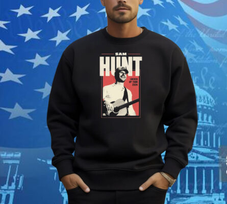 Sam Hunt Locked Up 2024 Tour Dates Guitar Shirt