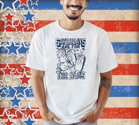 Saturdays Are For The Dads Football Pocket Shirt