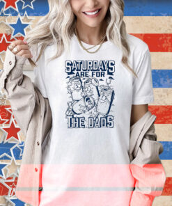 Saturdays Are For The Dads Football Pocket Shirt