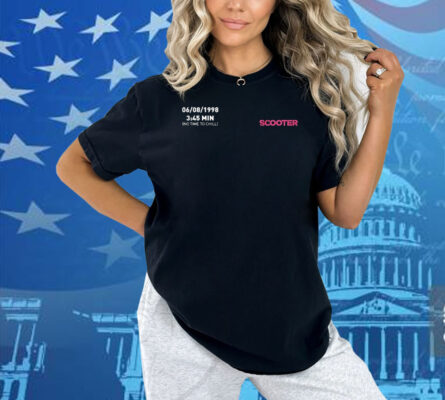 Scooter No Time To Chill 3 4 5 Min 6 8 1998 Shirt