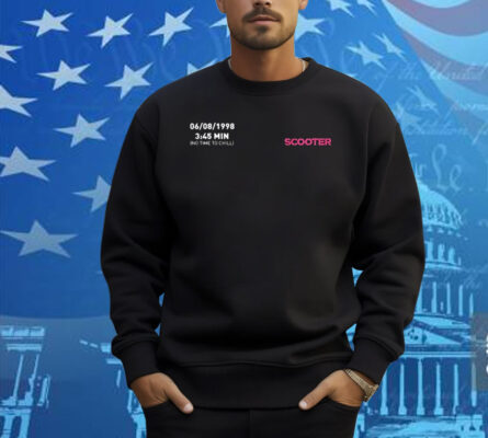 Scooter No Time To Chill 3 4 5 Min 6 8 1998 Shirt