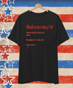 Sergei Bobrovsky Bobrovsky'd Definition T-Shirt