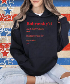 Sergei Bobrovsky Bobrovsky'd Definition T-Shirt