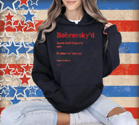 Sergei Bobrovsky Bobrovsky'd Definition T-Shirt
