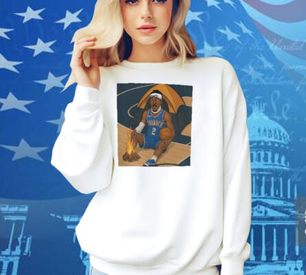 Shai Gilgeous-Alexander On Fire Shirt