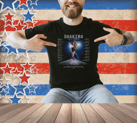 Shakira Las Mujeres Ya No Lloran Concert 2025 Shirt