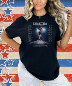 Shakira Las Mujeres Ya No Lloran Concert 2025 Shirt