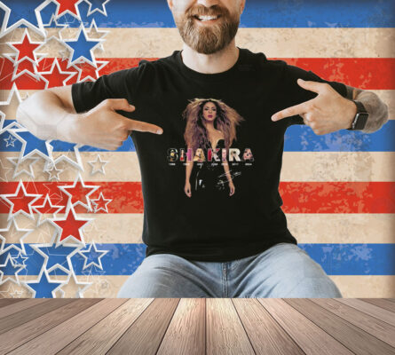 Shakira Las Mujeres Ya No Lloran World Tour Shirt