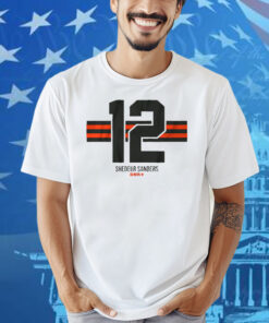 Shedeur Sanders Name Number Stripe Shirt
