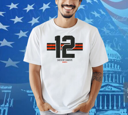 Shedeur Sanders Name Number Stripe Shirt