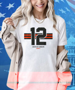 Shedeur Sanders Name Number Stripe Shirt