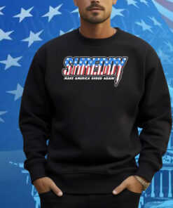Shreddy Make America Shred Again Stripes American Flag Shirt