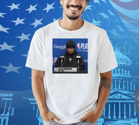 Sidetalkshop Jalen Brunson Press Conference Shirt