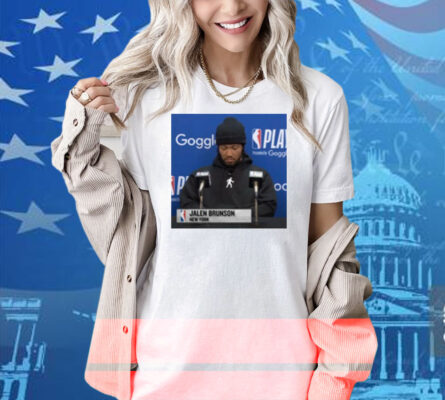Sidetalkshop Jalen Brunson Press Conference Shirt