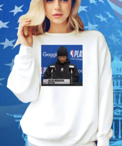 Sidetalkshop Jalen Brunson Press Conference Shirt