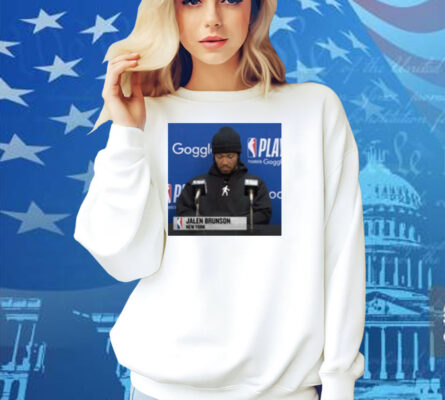 Sidetalkshop Jalen Brunson Press Conference Shirt
