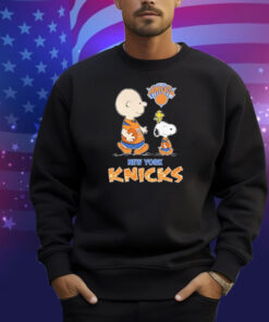 Snoopy And Charlie Brown The Peanuts New York Knicks Shirt