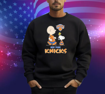 Snoopy And Charlie Brown The Peanuts New York Knicks Shirt