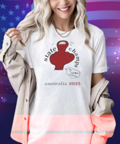 State Champs Like A Fuckin’ Conartist Middle Finger Australia 2025 Shirt