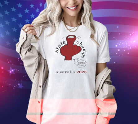 State Champs Like A Fuckin’ Conartist Middle Finger Australia 2025 Shirt