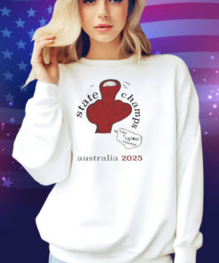State Champs Like A Fuckin’ Conartist Middle Finger Australia 2025 Shirt