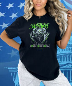 Suffocation European Tour Summer 2025 Start In Saint Maurice FR On August 3 2025 Shirt
