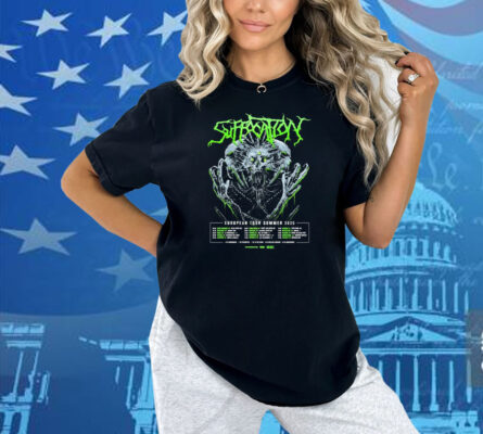 Suffocation European Tour Summer 2025 Start In Saint Maurice FR On August 3 2025 Shirt