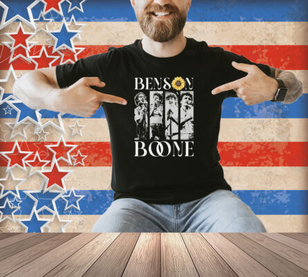Sunflower Accent Benson Boone Music Shirt