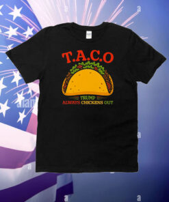 T.A.C.O Trump Always Chickens Out T-Shirt