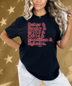Tampa Bay Football Baker & Bucky & M1K3 & CG14 & McMillan & Egbuka Shirt