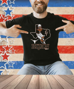 Texas Football Bijan Robinson State Outline Shirt