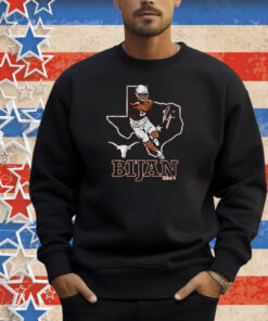 Texas Football Bijan Robinson State Outline Shirt