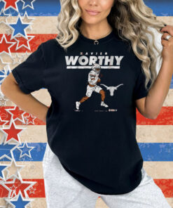 Texas Football Xavier Worthy Superstar Pose Shirt