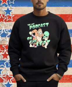 The Last Podcast On The Left Bigfoot And Alien Head Shirt