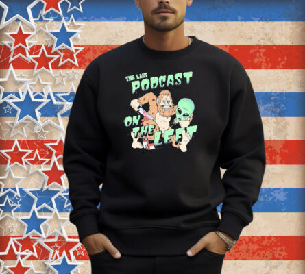 The Last Podcast On The Left Bigfoot And Alien Head Shirt