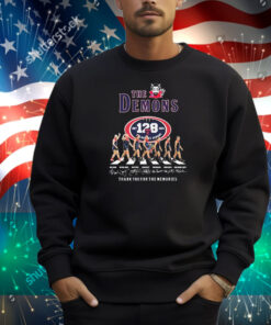 The Melbourne Demons 128th Anniversary 1897-2025 Thank You For The Memories Road Abbey Signatures Shirt