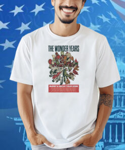 The Wonder Years & Burst & Decay Tour May 2025 Shirt