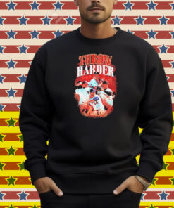 Throw Harder Baseball Flames MLB Shirt