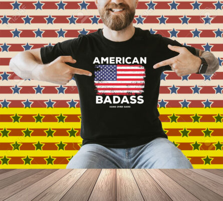 Tom Macdonald American Badass Hang Over Gang Flag Shirt
