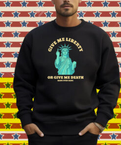 Tom Macdonald Give Me Liberty Or Give Me Death Statue Middle Finger Hang Over Gang Shirt