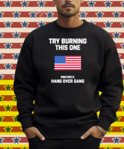 Tom Macdonald Try Burning This One Sincerely Hang Over Gang American Flag Shirt