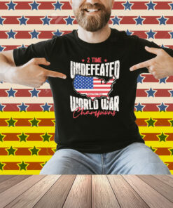 Tom Macdonald Undefeated World War Champions 2 Time Hang Over Gang American Map Shirt