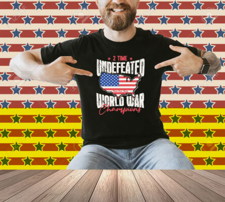 Tom Macdonald Undefeated World War Champions 2 Time Hang Over Gang American Map Shirt