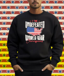 Tom Macdonald Undefeated World War Champions 2 Time Hang Over Gang American Map Shirt