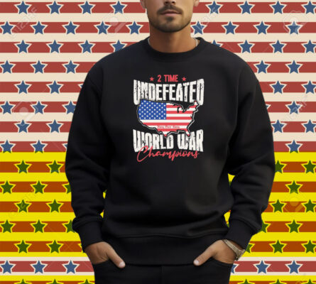 Tom Macdonald Undefeated World War Champions 2 Time Hang Over Gang American Map Shirt