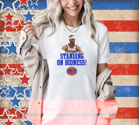 Tracy Morgan Wearing Josh Hart Bleeding On Shirt